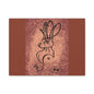 Dust Storm Jackalope Bust Drawing Canvas Wall Decor