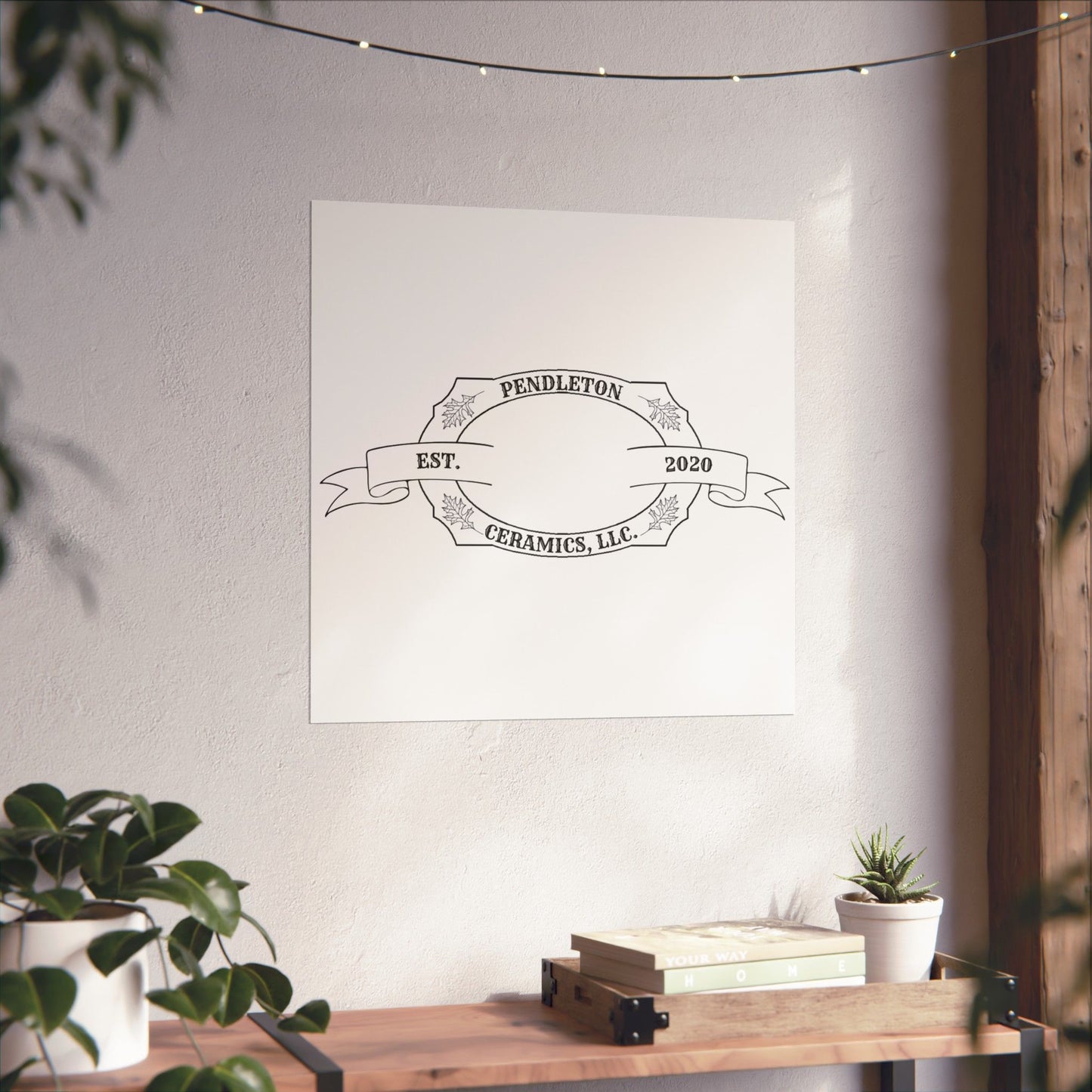 Pendleton Ceramics Logo Matte Vertical Poster