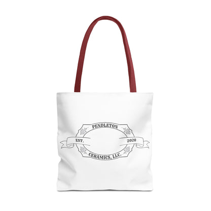 Pendleton Ceramics Logo White Tote Bag