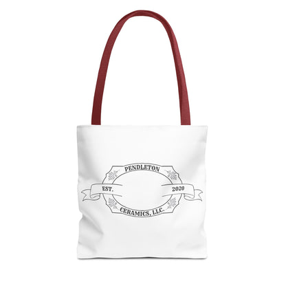 Pendleton Ceramics Logo White Tote Bag